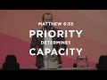 Matthew 6:33 Explained: Priority Determines Capacity