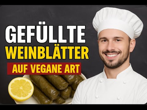 Gefüllte Weinblätter auf vegane Art | Original Rezept Schritt für Schritt erklärt