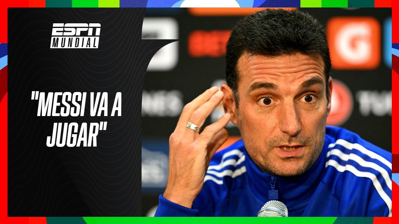 "¿EL REEMPLAZO DE BALERDI? EL MIÉRCOLES", Scaloni habló en conferencia de prensa | #ESPNMundial