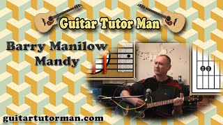 Mandy - Barry Manilow - Acoustic Guitar Lesson