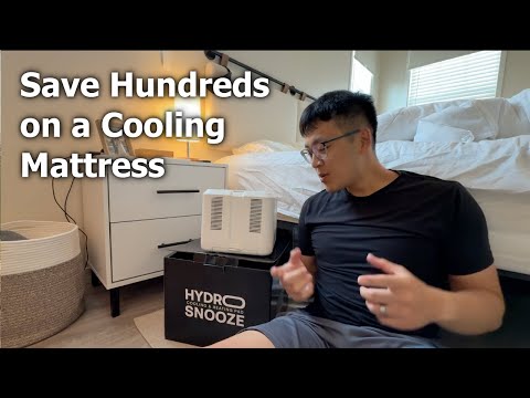 HydroSnooze: The Most Affordable Water-Cooled Mattress Topper!