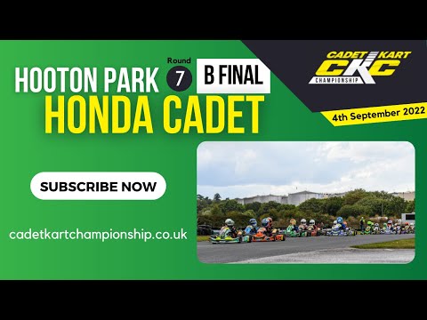 CKC 2022 | Round 7 - Hooton Park | Honda Cadet | B Final