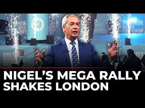 Nigel Farage London Rally LIVE: Reform UK’s First Major Rally of 2026 | Farage Speech | UK News LIVE
