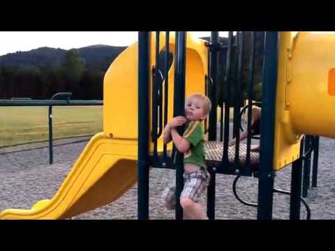 Kid is too happy to feel pain