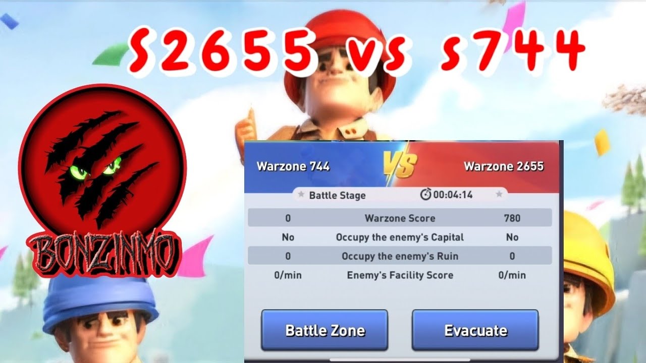 Topwar SvS - Bonzinmo Pov s2655 vs s744
