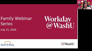 Family Webinar Series 2026: A Conversation About Workday Student