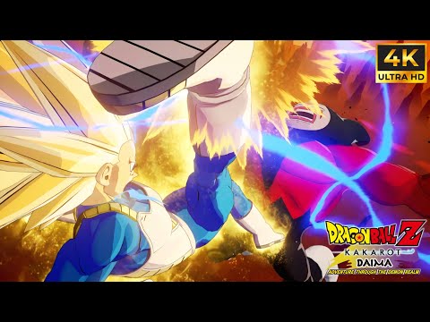 SS3 Vegeta vs Gomah Boss Fight | DBZ Kakarot DAIMA DLC 2 (4K 60FPS)