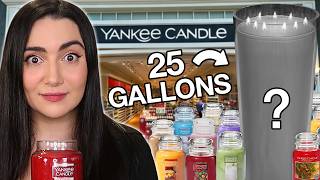 I Melted Every Yankee Candle Together Into A Giant Candle thumbnail