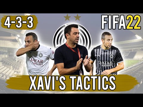Recreate Xavi's 4-3-3 Al Sadd Tactics in FIFA 22 | Custom Tactics Explained