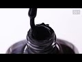 Nail polish NUB 001 Black Ink (black, enamel), 14 ml