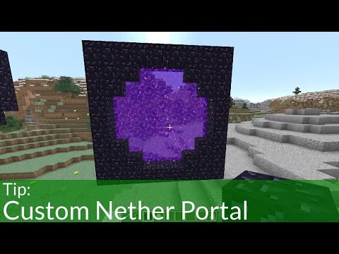 OMGcraft - Minecraft Tips & Tutorials! - Create Custom Nether Portals in Minecraft