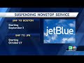 JetBlue To Suspend Direct Service From Sacramento To New York And Boston