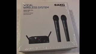 Video thumbnail for Unboxing: AKG Wireless System WMS40 MINI DUAL VOCAL SET by Shivioua
