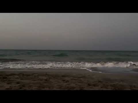 beach waves in oman
