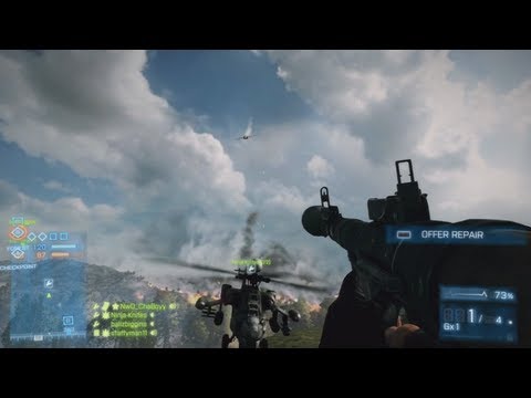 Only in Battlefield 3 - I've got your back bro!