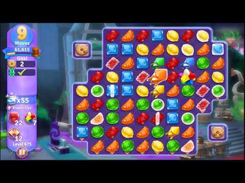 Wonka's World of Candy Level 675 - NO BOOSTERS + FULL STORY 🍫 | SKILLGAMING ✔️