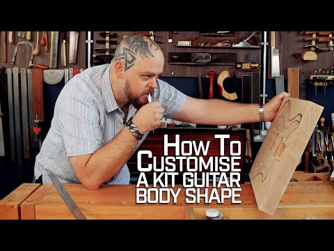 Ep 1 - Guitar Design and Body Shaping - The Uncut Kit Guitar Build
