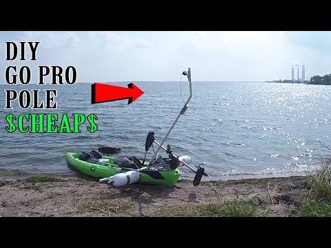 Kayak DIY PVC Go Pro Pole $15 Homemade Cheap