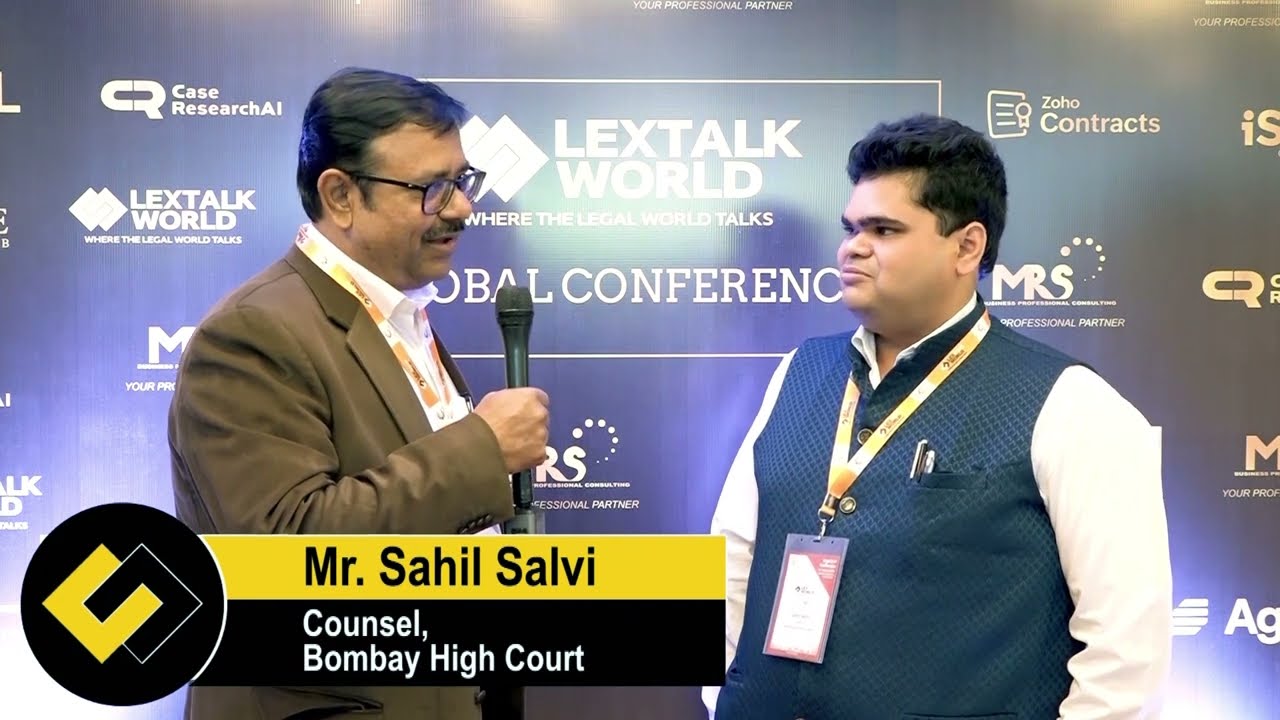 Sahil Salvi Shares his  experiences at LexTalk World Conference, India  2024