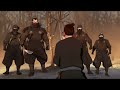 Blue Eye Samurai Mizu Vs The Four Fangs Fight Scene