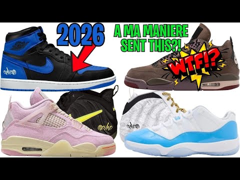AIR JORDAN 1 ROYAL 2026, A MA MANIERE SENT THRASHED DARK MOCHA 4, NEW RELEASE DATES + MORE