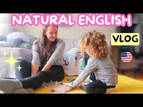 英語での家族生活 *字幕付き日常Vlog* (Family Life in English  *everyday vlog with subtitles*)