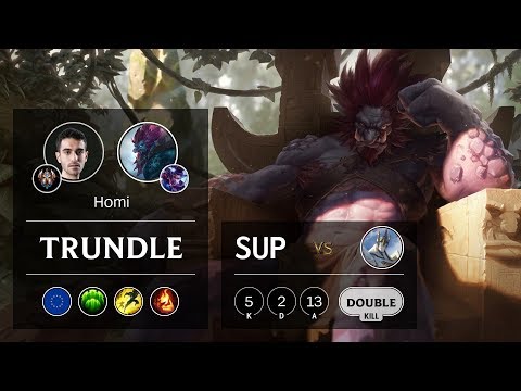 Trundle Support vs Galio - EUW Challenger Patch 9.6