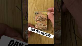 Day 158: Clodsire #pokemon #pokemoncards #tcg #drawing #shorts