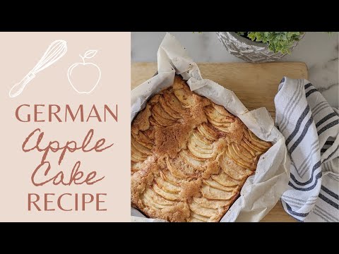 SUPER EASY APPLE CAKE RECIPE!