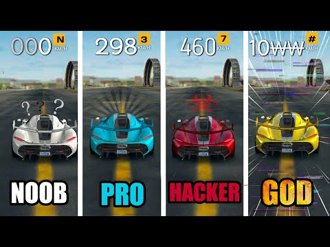 NOOB vs PRO vs HACKER vs GOD |🤯| Extreme Car Driving Simulator