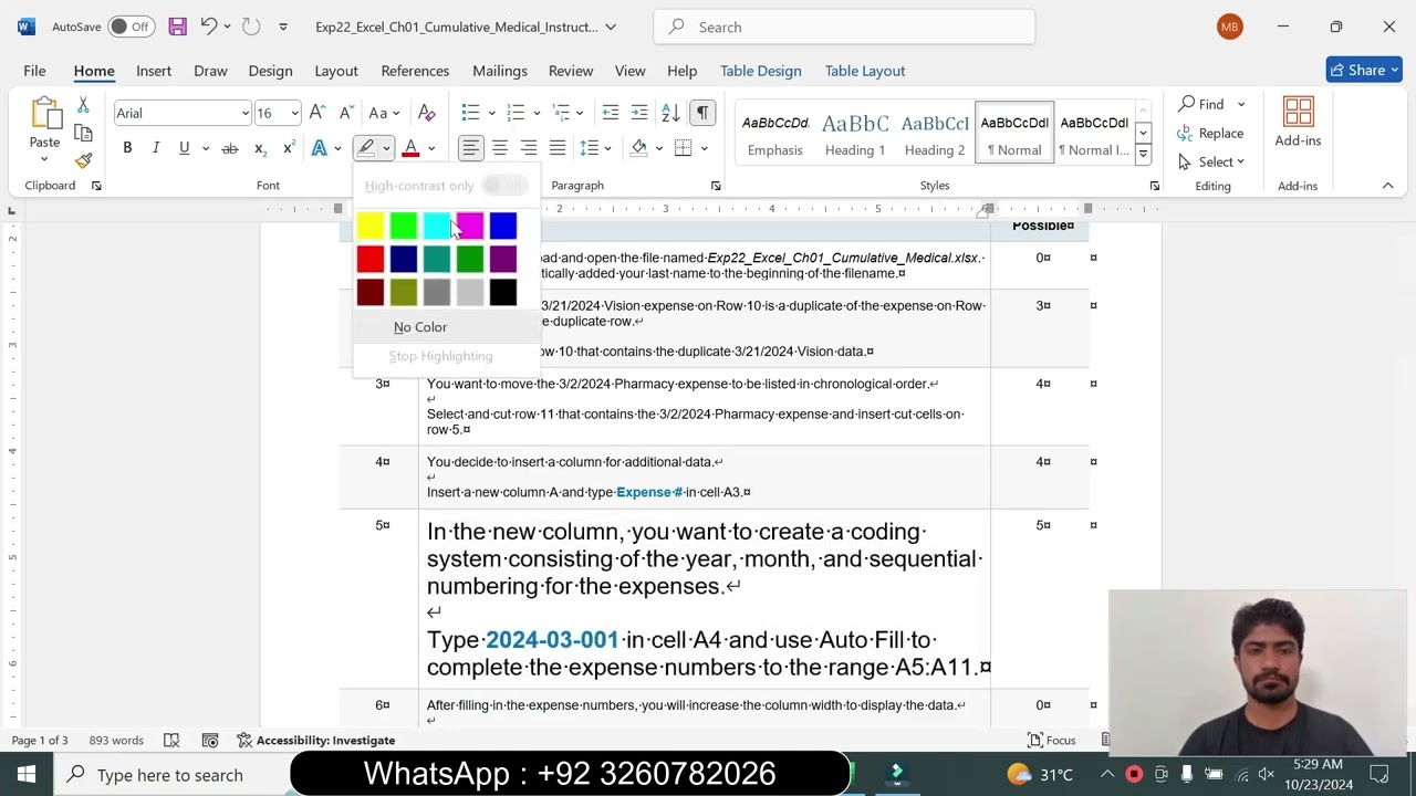 Exp22_Excel_Ch01_Cumulative_Medical | Excel Ch01 Cumulative Medical | excel Ch01 Cumulative Medical