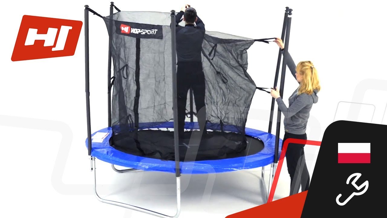 Trampoliny ogrodowe marki Hop-Sport / Montaż trampoliny
