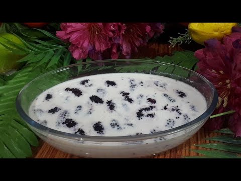 shahtoot malai recipe | shahtoot malai hyderabad | how to make Shahtoot malai | shehdood malai