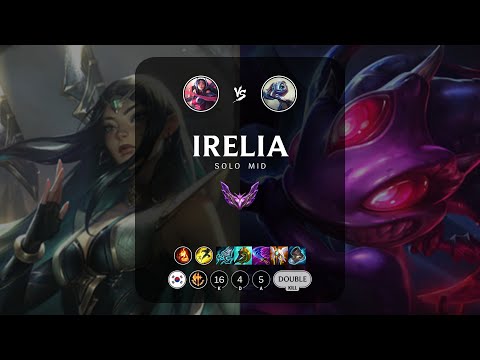 Irelia Mid vs Fizz - KR Master Patch 13.13