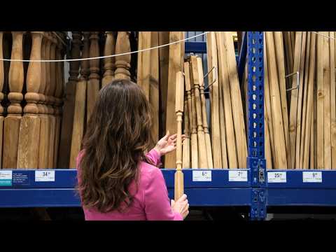 Buy Lowe's table legs for this GENIUS home decor idea!