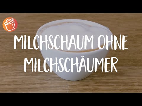 Milchschaum ohne Milchschäumer: mega schnell!!