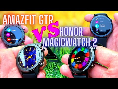 Which is King of Budget SmartWatches? Amazfit GTR vs Honor MagicWatch 2 42mm Review & Comparison!