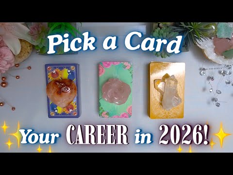 YOUR CAREER IN 2026 🎉 Detailed Pick a Card Tarot Reading 🤑✨