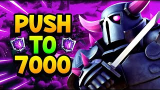 I PUSHED TO 7000+ TROPHIES IN CLASH ROYALE LIVE! - Deck Guide by Jax