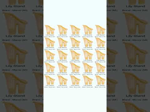 Plastic marvel lily brush stand