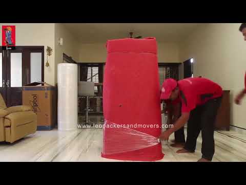 Packing and Unpacking of Fridge, Bike, Sofa, Utensils and Glass Table