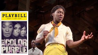 Cynthia Erivo Reprise Finale The Color Purple Musical Curtain Call 7/1/16