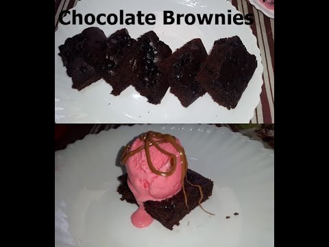 Chocolate Brownies l EggLess & Without Oven Brownies I Brownies Recipe by Cook With Nuzhat