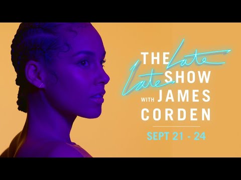 艾麗西亞-凱斯下週將回歸《晚間秀》全場! (Alicia Keys Is Returning to The Late Late Show All Next Week!)