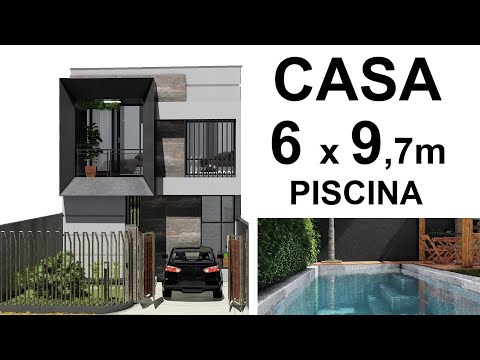 SMALL HOUSE 6 x 9 Meters - With POOL