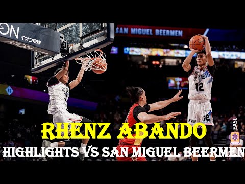 RHENZ ABANDO | Anyang KGC vs San Miguel Beermen EASL Highlights