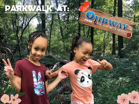 Ojibway Park Walk with Nahla & Lua #ojibwaypark #nature #naturewalks #luanahla #luaandnahla