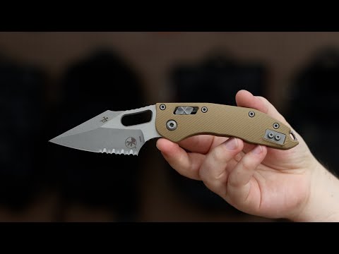 Microtech Stitch RAM-LOK Tan G10 Part Serrated Apocalyptic 169RL