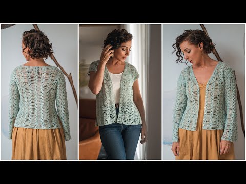 Easy, Step-by-Step Instructions: Crochet the Intermediate Collette Cardigan!