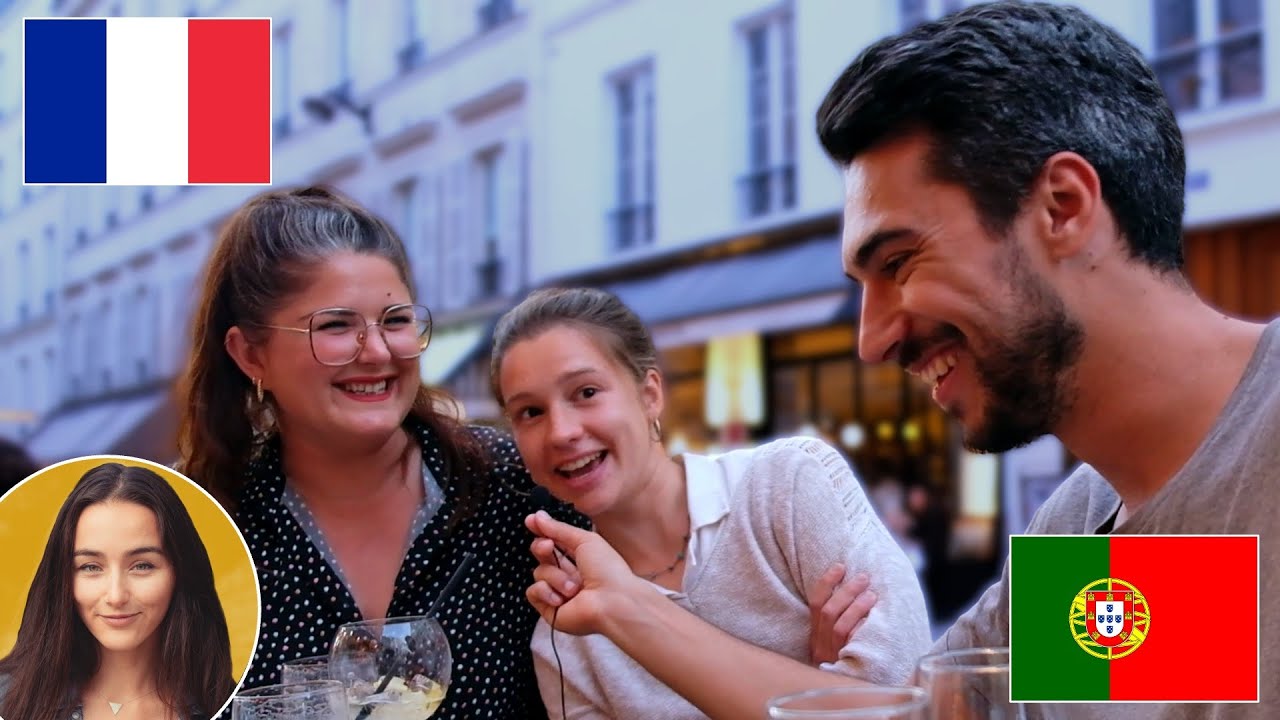 I spoke PORTUGUESE in Paris and this happened... with @French mornings with Elisa